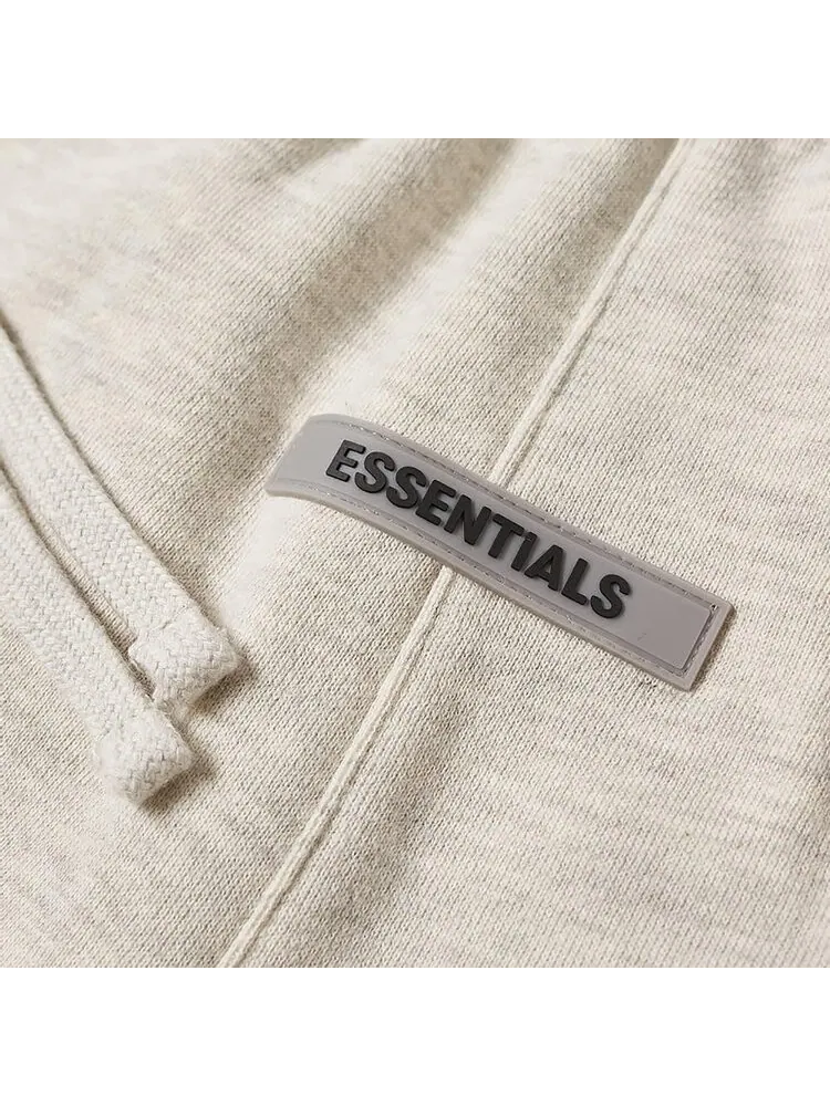 Шорты Fear of God Essentials Polar Fleece Sweat Shorts 'Oatmeal' — изображение 2 из 2, белый