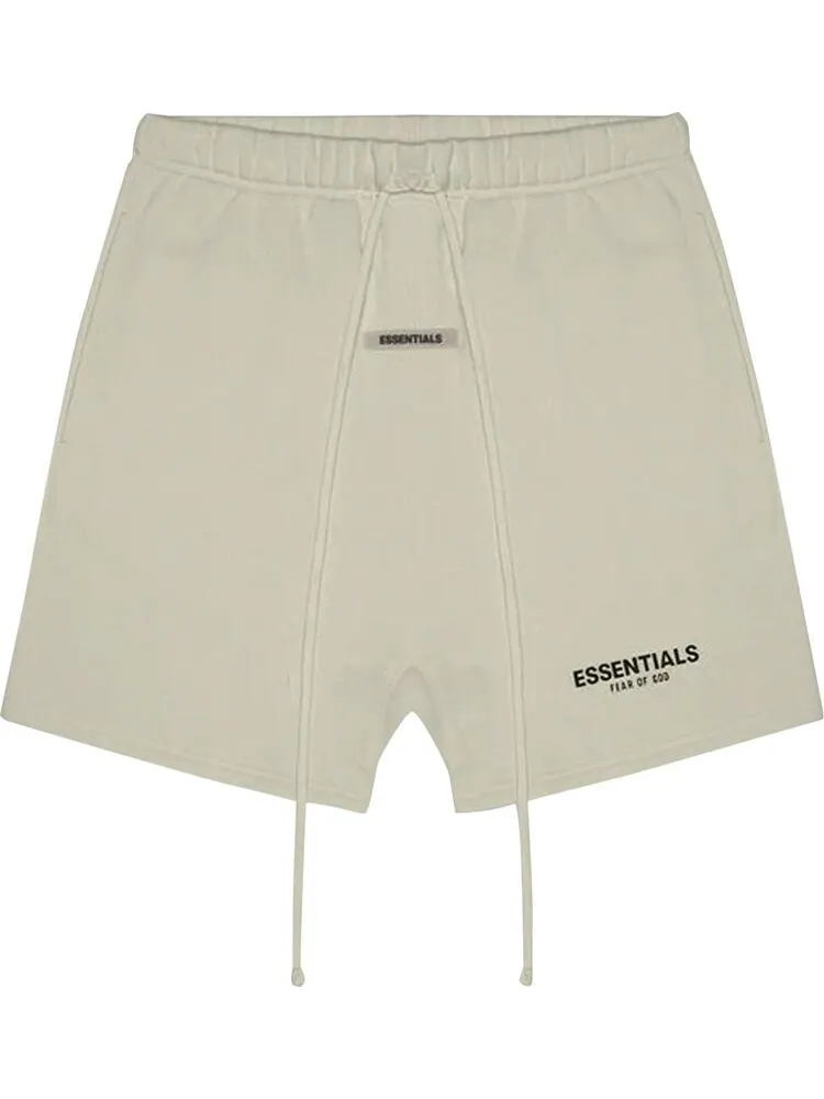 Шорты Fear of God Essentials Sweat Shorts 'Moss' — изображение 1 из 1, бежевый