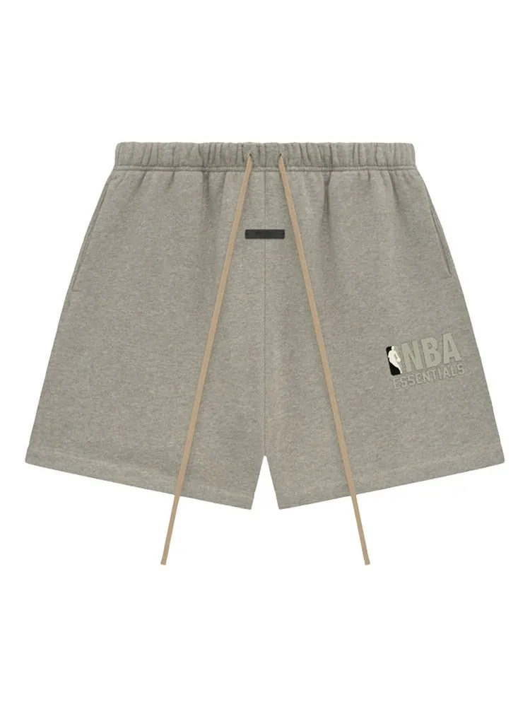 Спортивные шорты Fear of God Essentials x NBA Sweatshorts, Warm Heather — изображение 1 из 2, серый