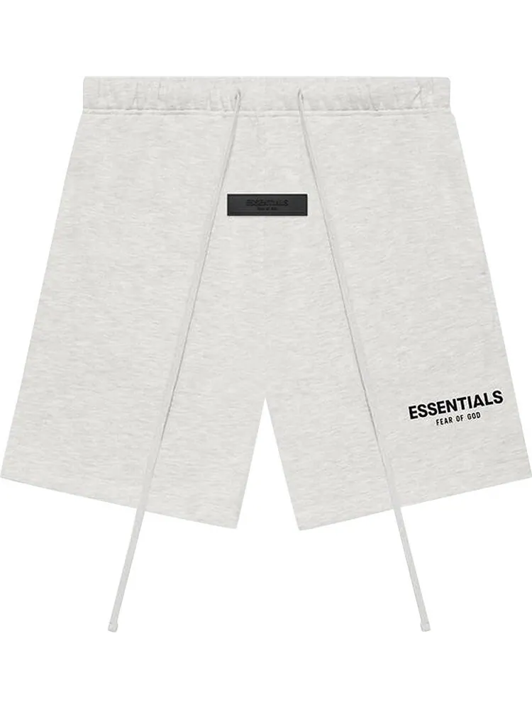 Спортивные шорты Fear of God Essentials Sweatshort 'Light Oatmeal' — изображение 1 из 2, серый