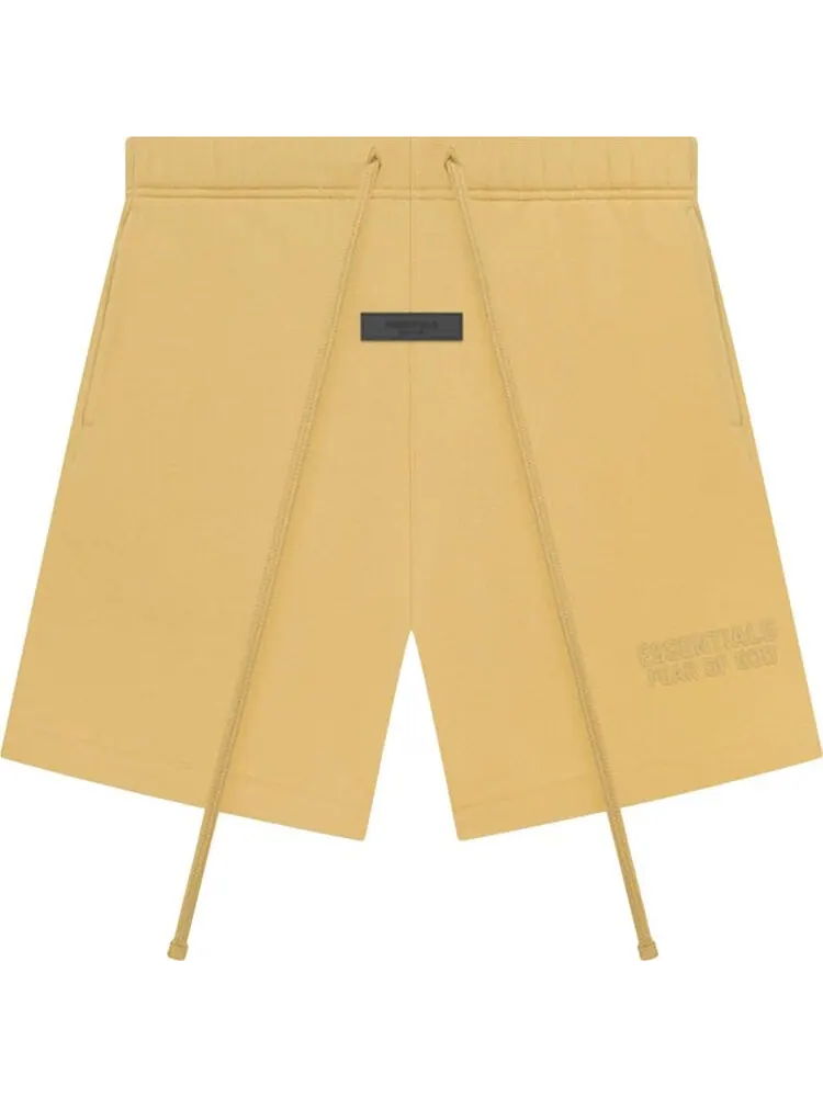 Спортивные шорты Fear of God Essentials Sweatshort Light Tuscan — изображение 1 из 2, желтый