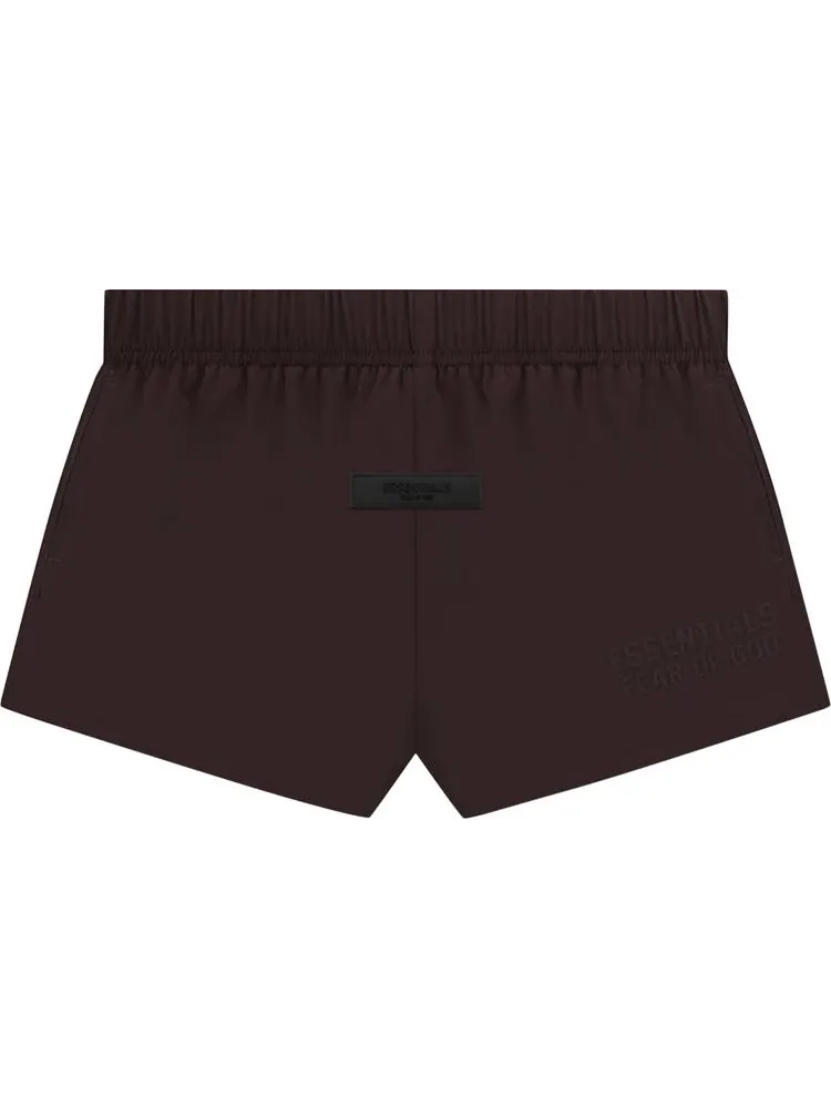 Шорты Fear of God Essentials Running Nylon Short Plum — изображение 1 из 1, коричневый
