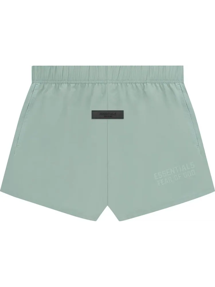 Шорты Fear of God Essentials Running Nylon Short Sycamore — изображение 1 из 2, зеленый