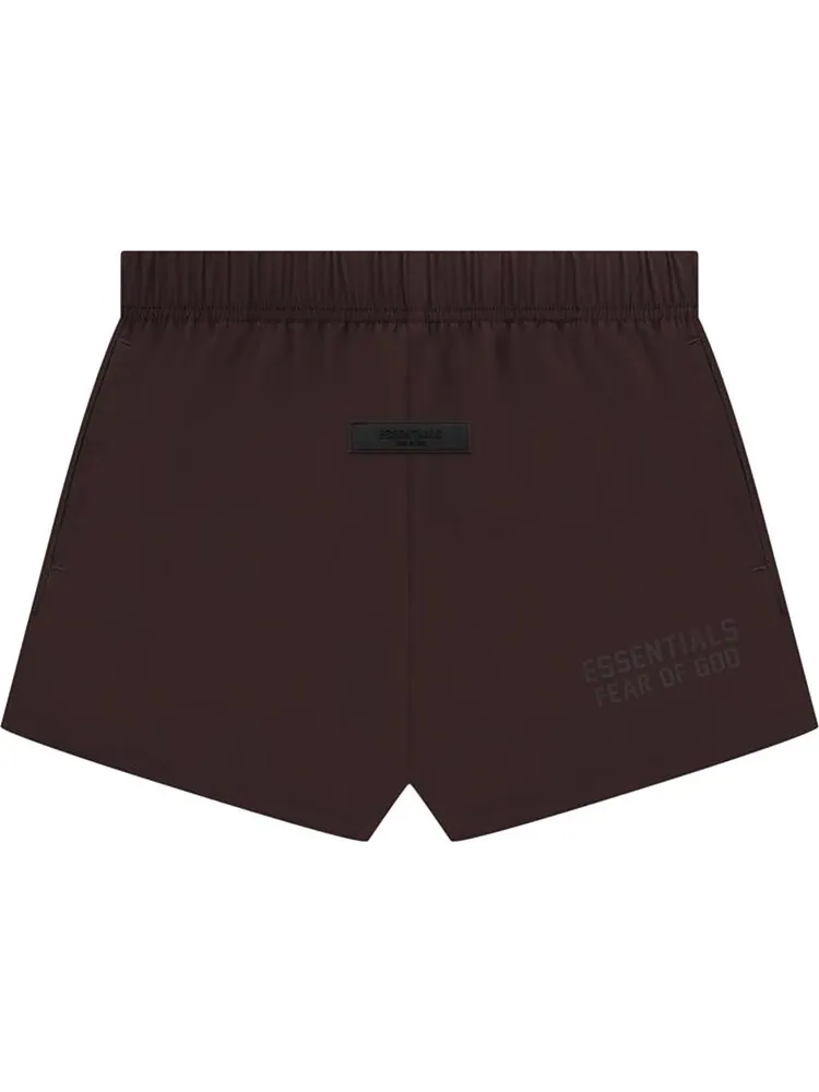 Шорты Fear of God Essentials Running Nylon Short Plum — изображение 1 из 1, коричневый
