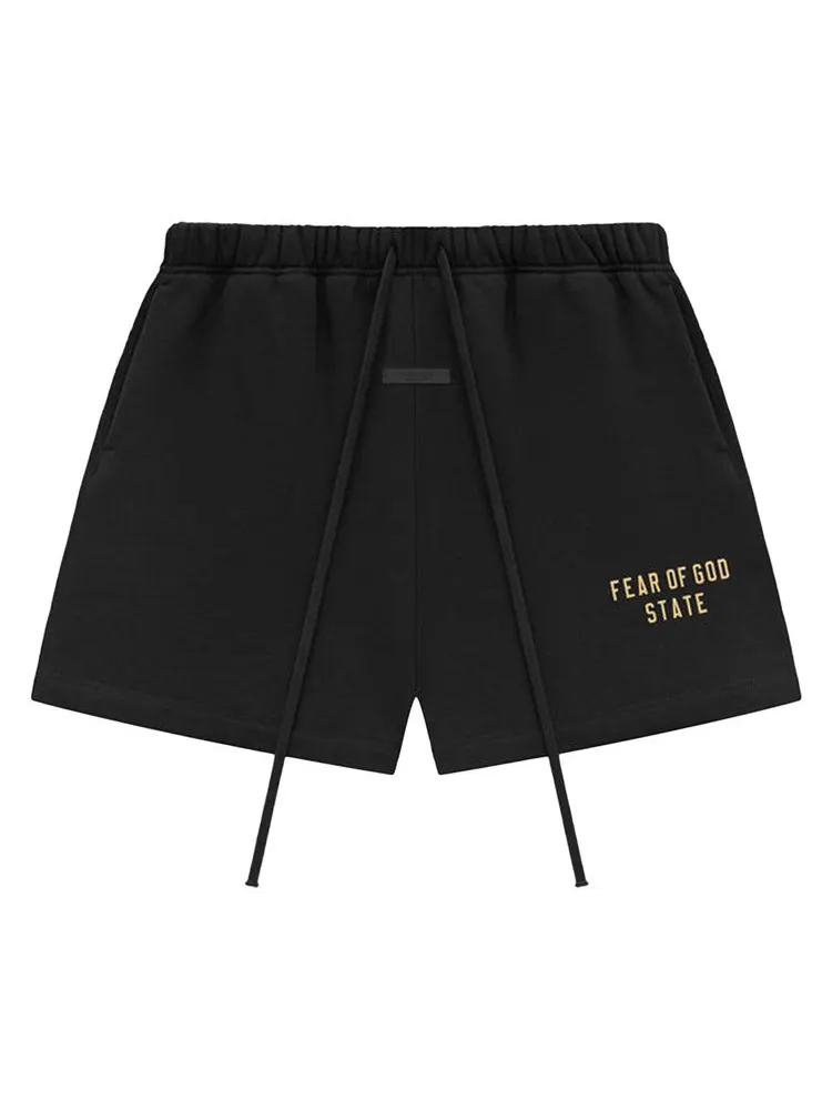 Шорты Fear of God Essentials Fleece Soccer Short — изображение 1 из 2, черный