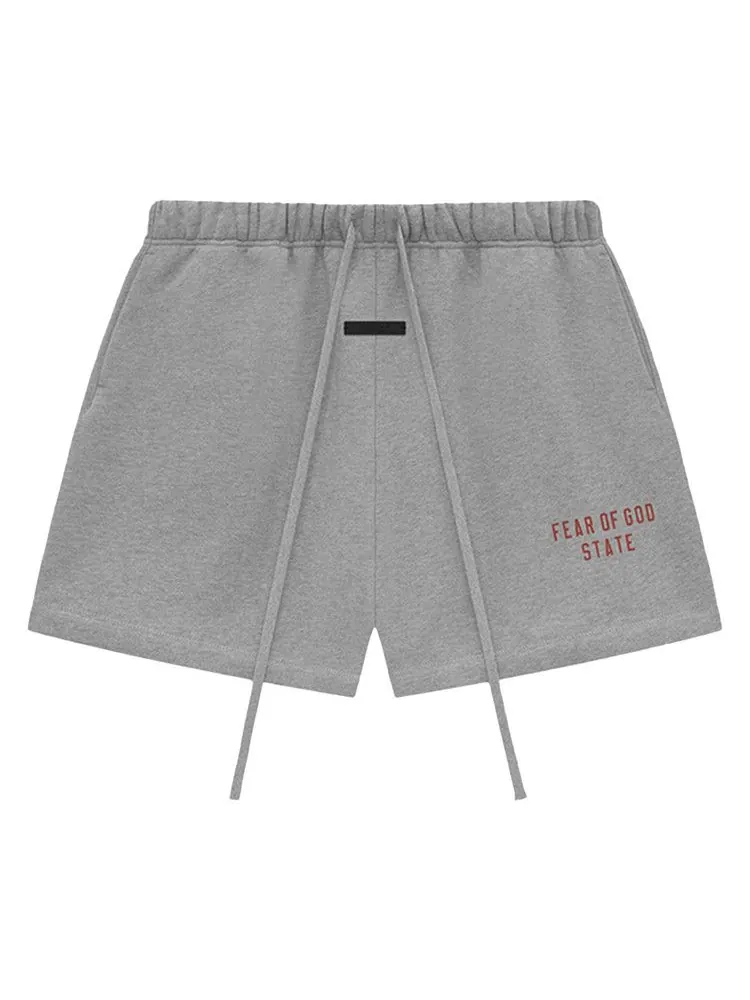 Шорты Fear of God Essentials Fleece Soccer Short — изображение 1 из 1, серый