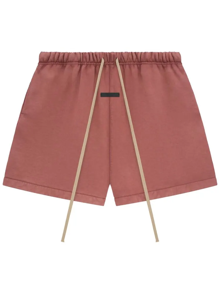 Шорты Fear of God Essentials Heavy Fleece Soccer Short 'Crimson' — изображение 1 из 2, красный