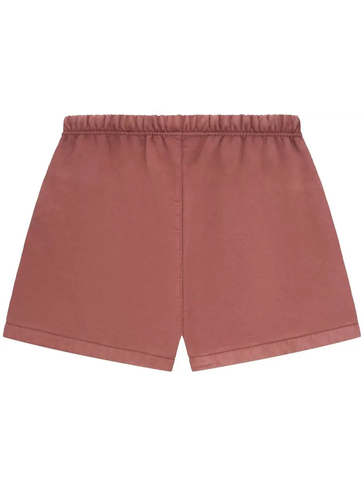 Шорты Fear of God Essentials Heavy Fleece Soccer Short 'Crimson' — изображение 2 из 2, красный