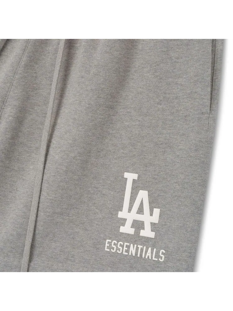 Спортивные шорты Fear of God Essentials Dodgers Classic Sweatshort, Concrete Heather — изображение 3 из 3, серый