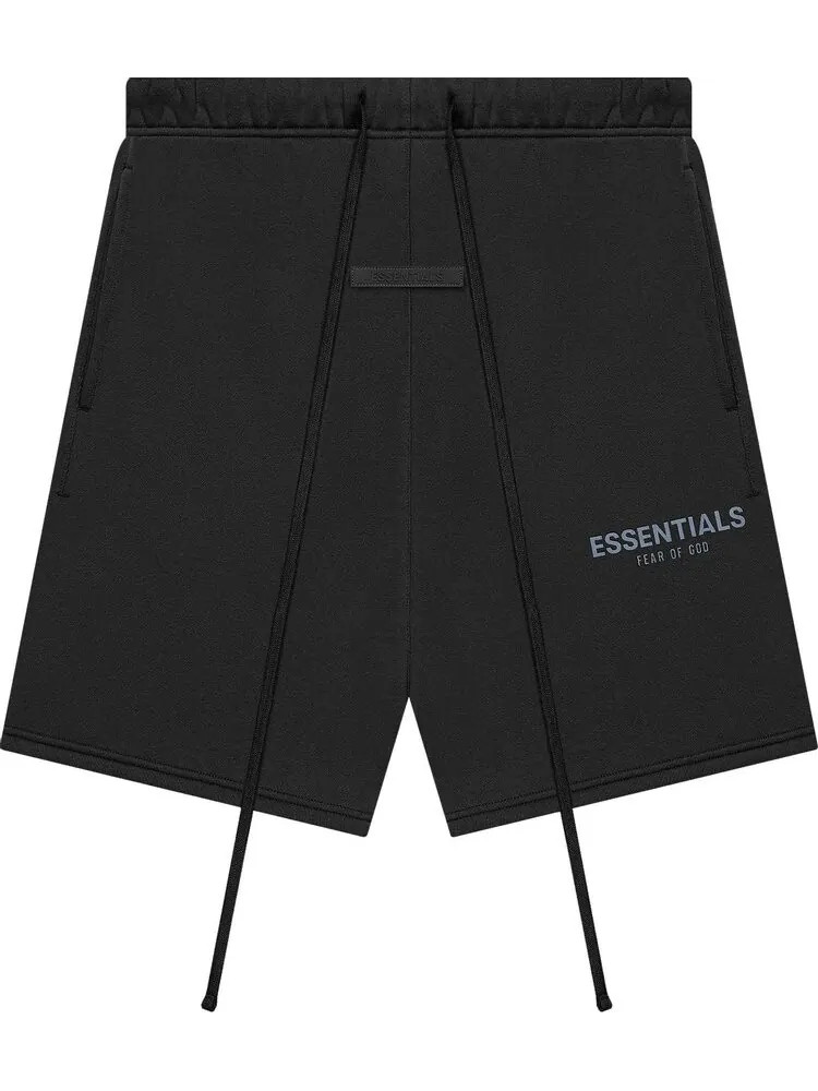 Спортивные шорты Fear of God Essentials Sweatshort 'Stretch Limo' — изображение 1 из 2, черный