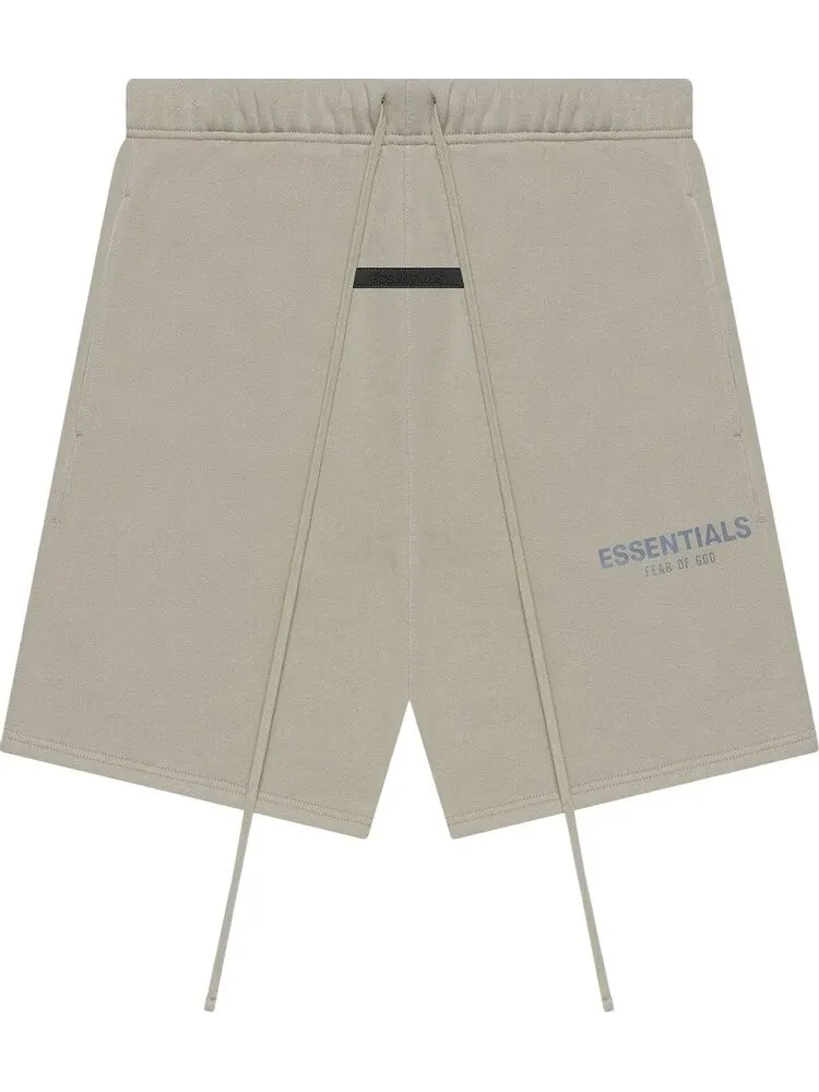 Спортивные шорты Fear of God Essentials Sweatshort 'Moss' — изображение 1 из 2, зеленый