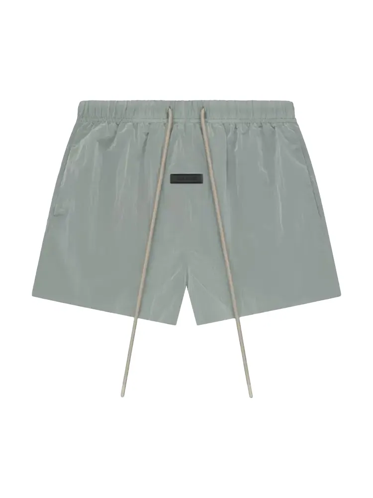 Шорты Fear Of God Essentials Fear of God Essentials Crinkle Nylon Running 'Seal' — изображение 1 из 3, серый