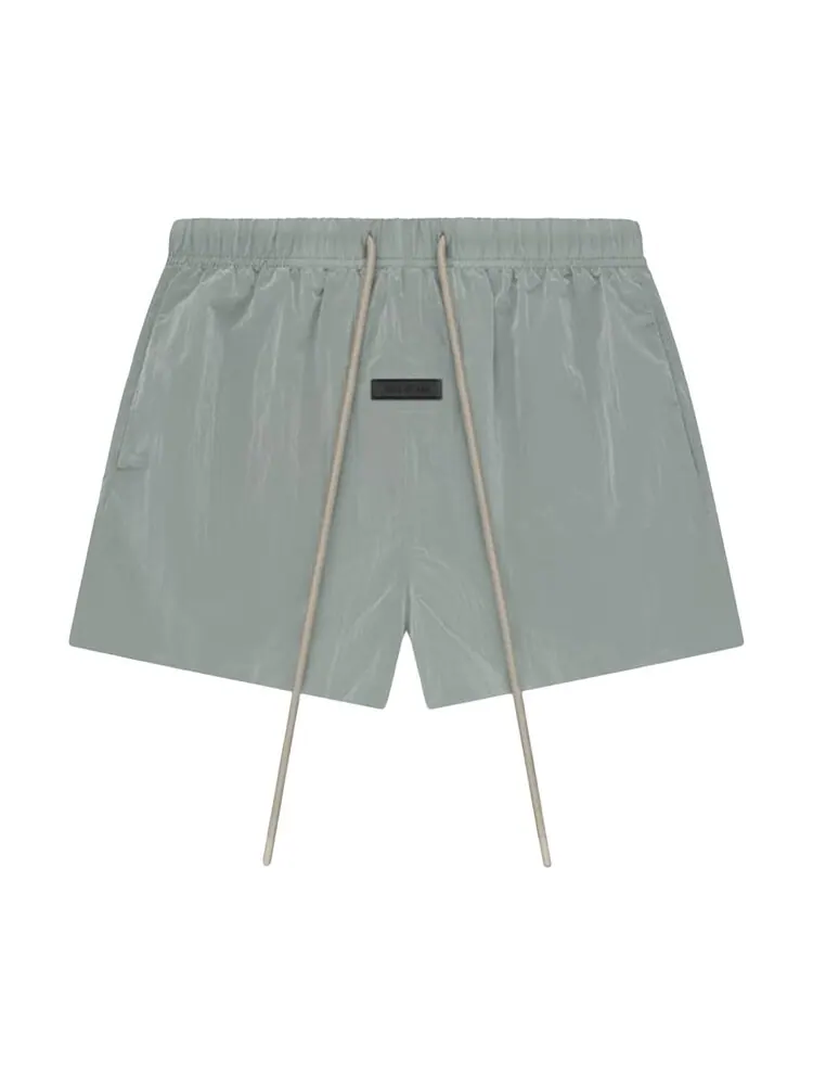 Шорты Fear Of God Essentials Fear of God Essentials Crinkle Nylon Running 'Seal' — изображение 2 из 3, серый