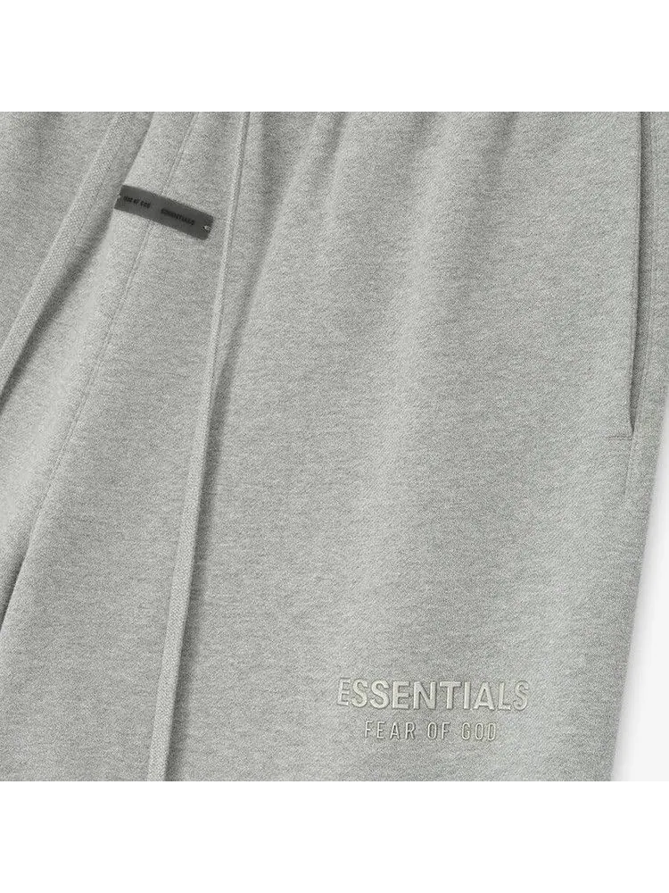 Спортивные шорты Fear of God Essentials Classic Fleece Sweatshort, Concrete Heather — изображение 3 из 3, серый