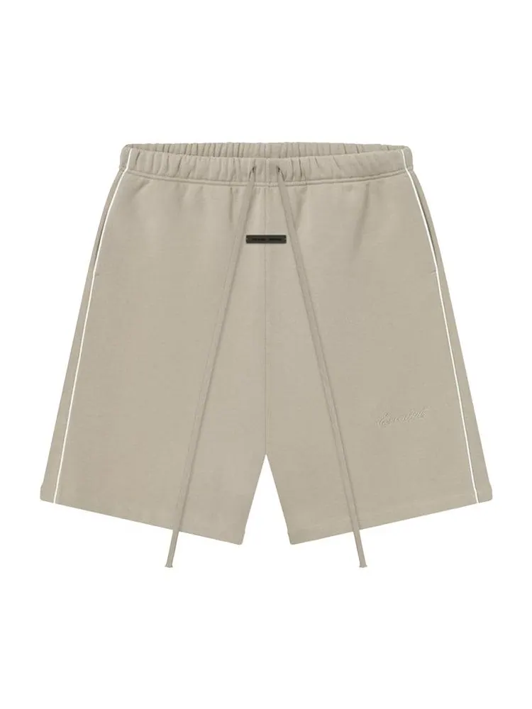 Спортивные шорты Fear of God Essentials Relaxed Fleece Sweatshort With Piping — изображение 1 из 2, белый