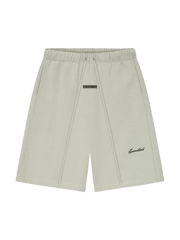 Спортивные шорты Fear of God Essentials Relaxed Fleece Sweatshort With Piping, Abbey Stone/Abbey Stone — изображение 1 из 2