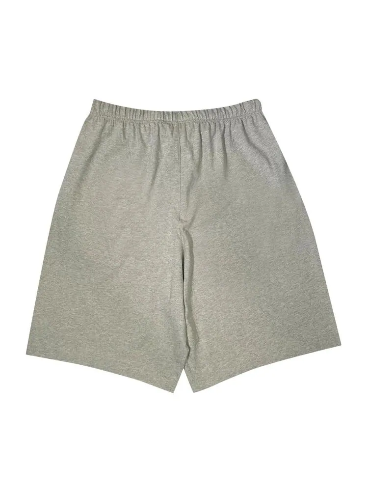 Шорты Fear of God Essentials Basketball Jersey Short, Heather Stone — изображение 2 из 2, бежевый