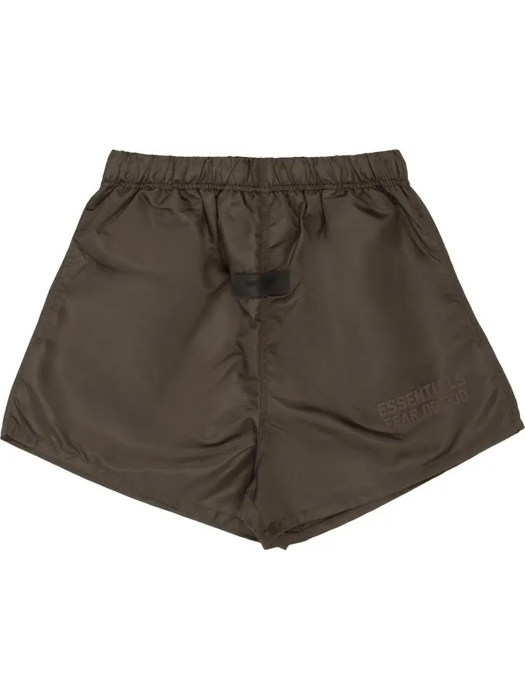 Шорты Fear of God Essentials Running Shorts 'Off Black' — изображение 1 из 1, черный