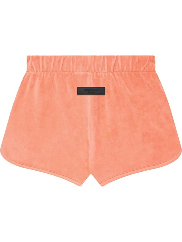 Шорты Fear of God Essentials Velour Short 'Coral' — изображение 1 из 2, оранжевый