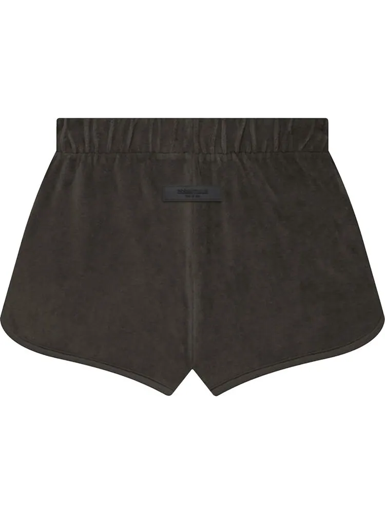 Шорты Fear of God Essentials Velour Short 'Off Black' — изображение 1 из 2, черный