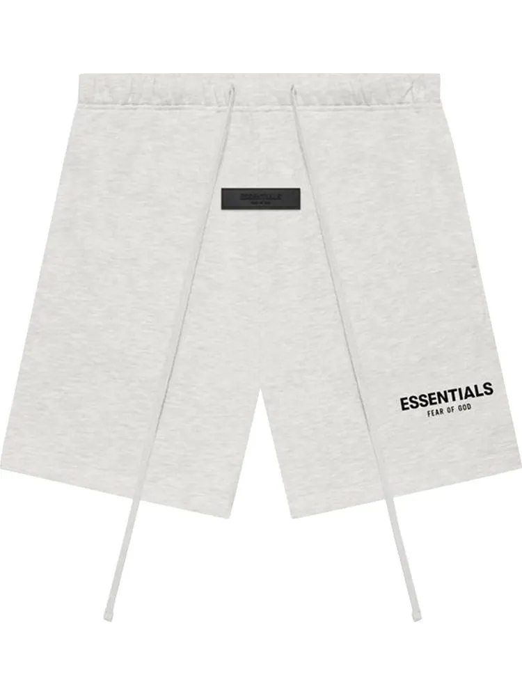 Спортивные шорты Fear of God Essentials Sweatshort 'Light Oatmeal' — изображение 1 из 2, серый