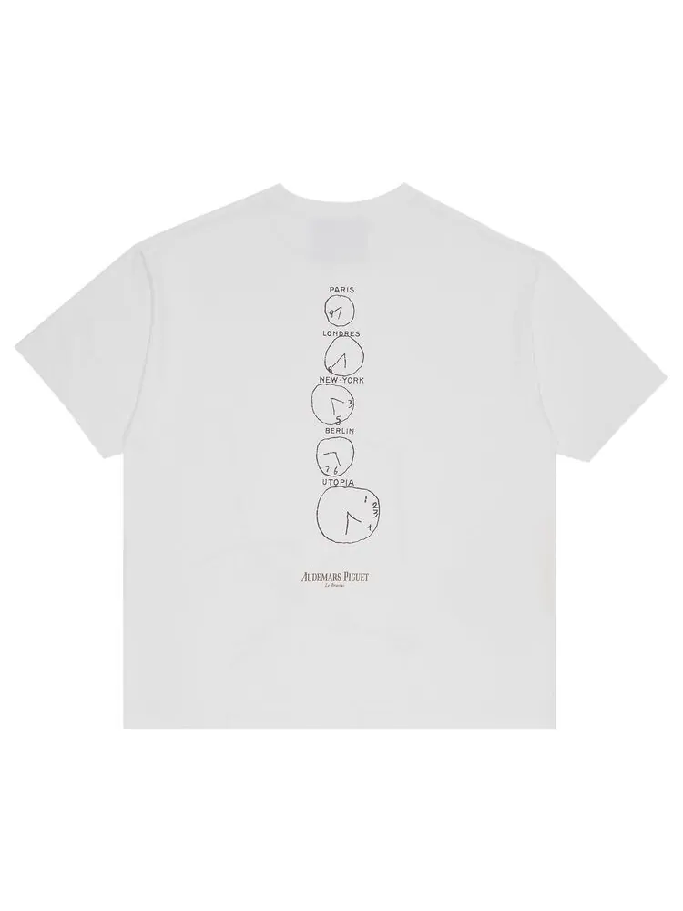 Футболка Travis Scott x Audemars Piguet Time Zones Tee White — изображение 2 из 3, белый