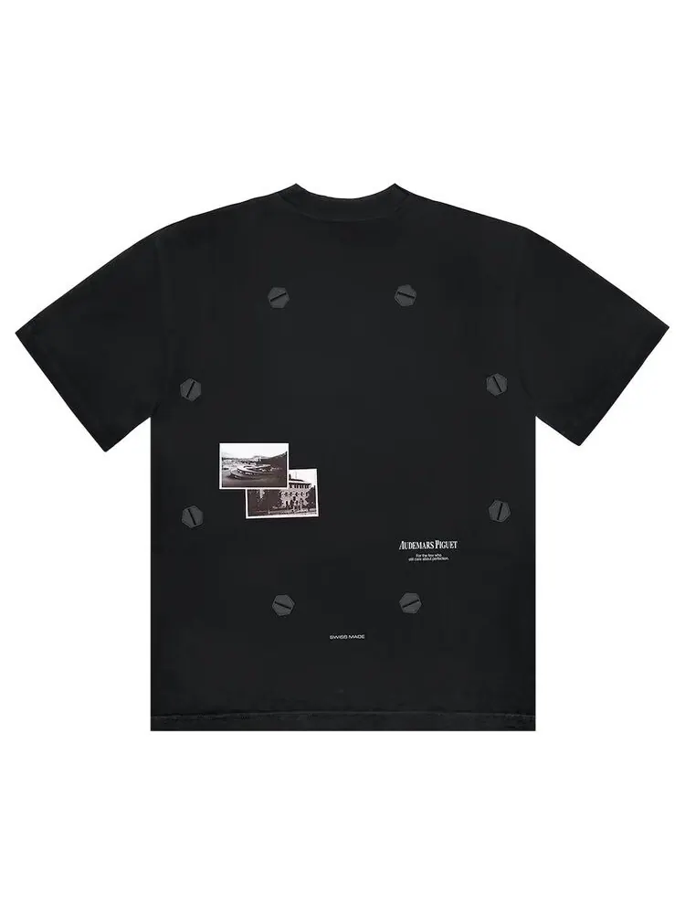 Футболка Travis Scott x Audemars Piguet Vintage Tee Black — изображение 2 из 2, черный