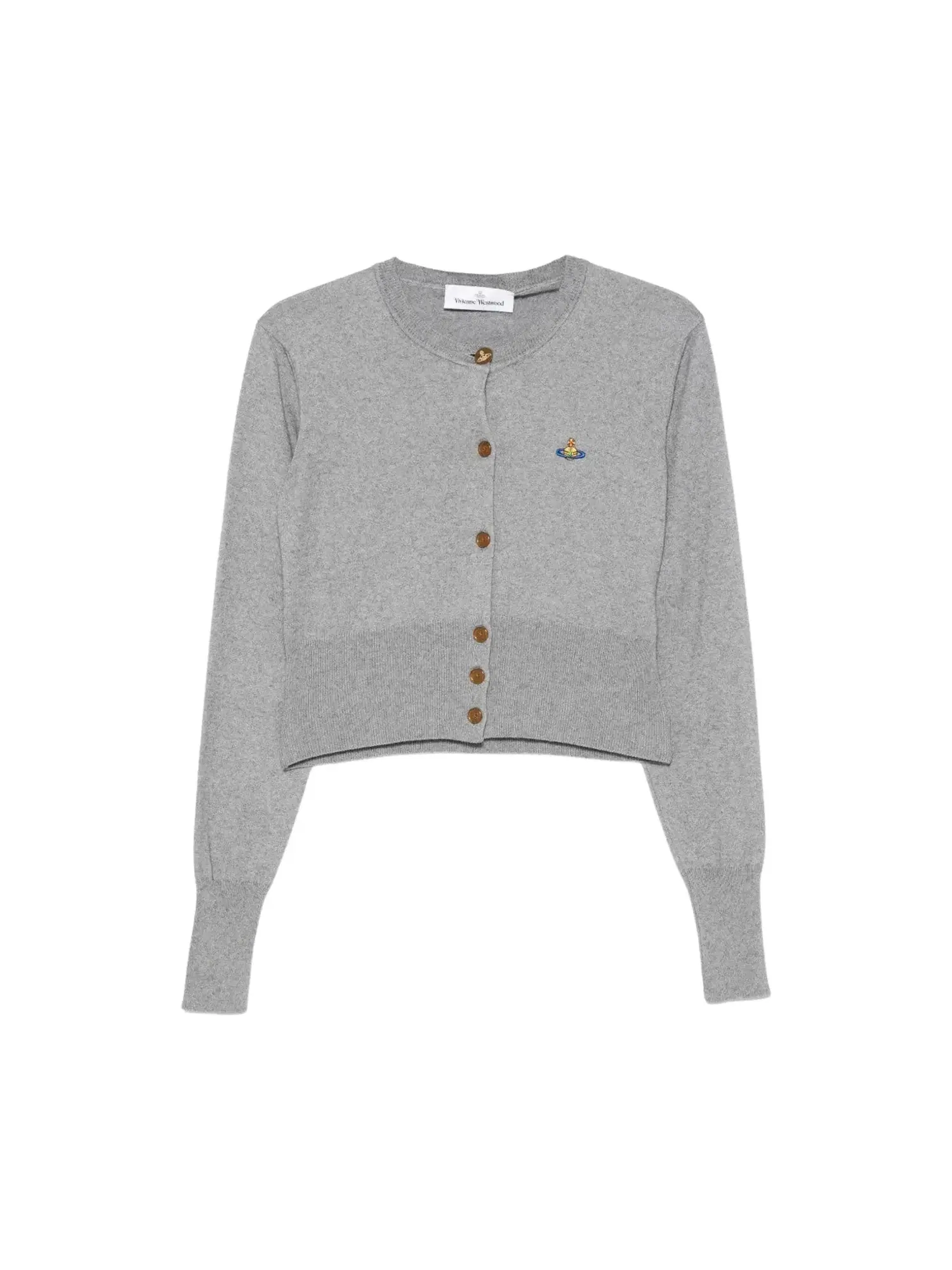 Укороченный кардиган Vivienne Westwood Bea — серый