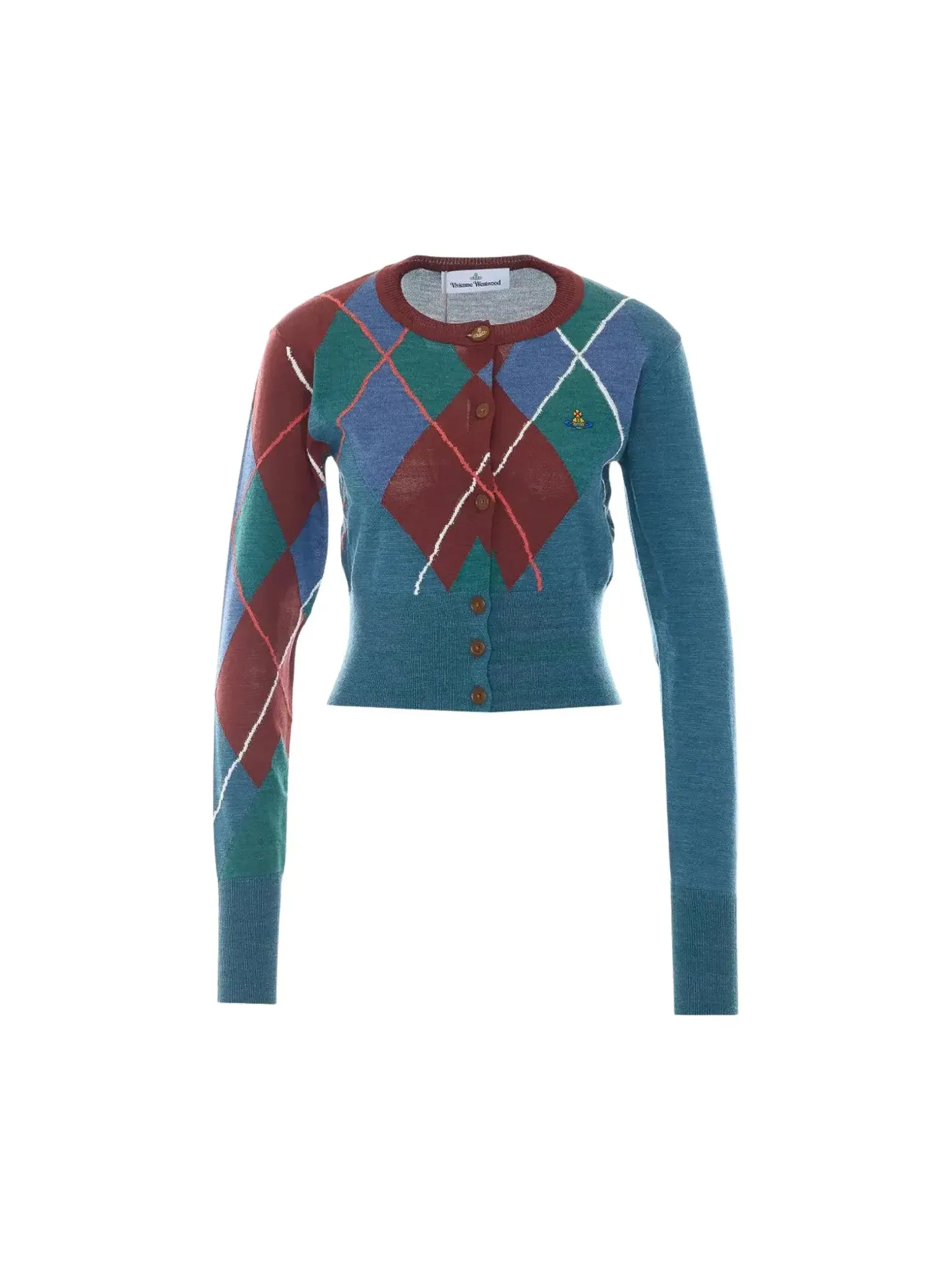 Укороченный кардиган Vivienne Westwood Argyle — мульти