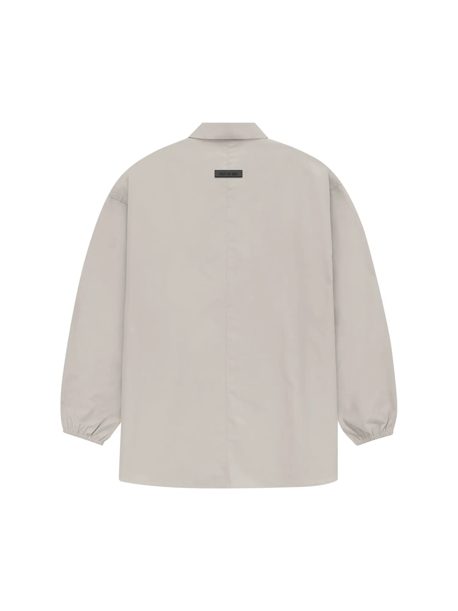 Рубашка на пуговицах Fear of God Essentials, Серебряное облако — изображение 2 из 2, серебристый