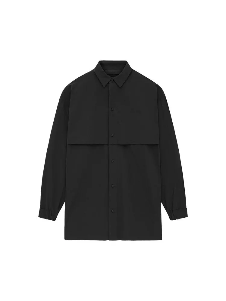 Рубашка Fear of God Essentials Military Nylon Overshirt — изображение 1 из 2, черный