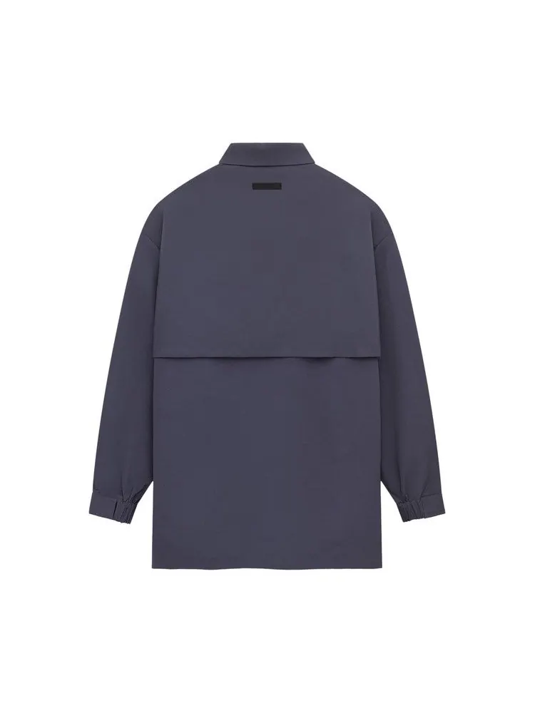 Рубашка Fear of God Essentials Military Nylon Overshirt — изображение 2 из 2, морской