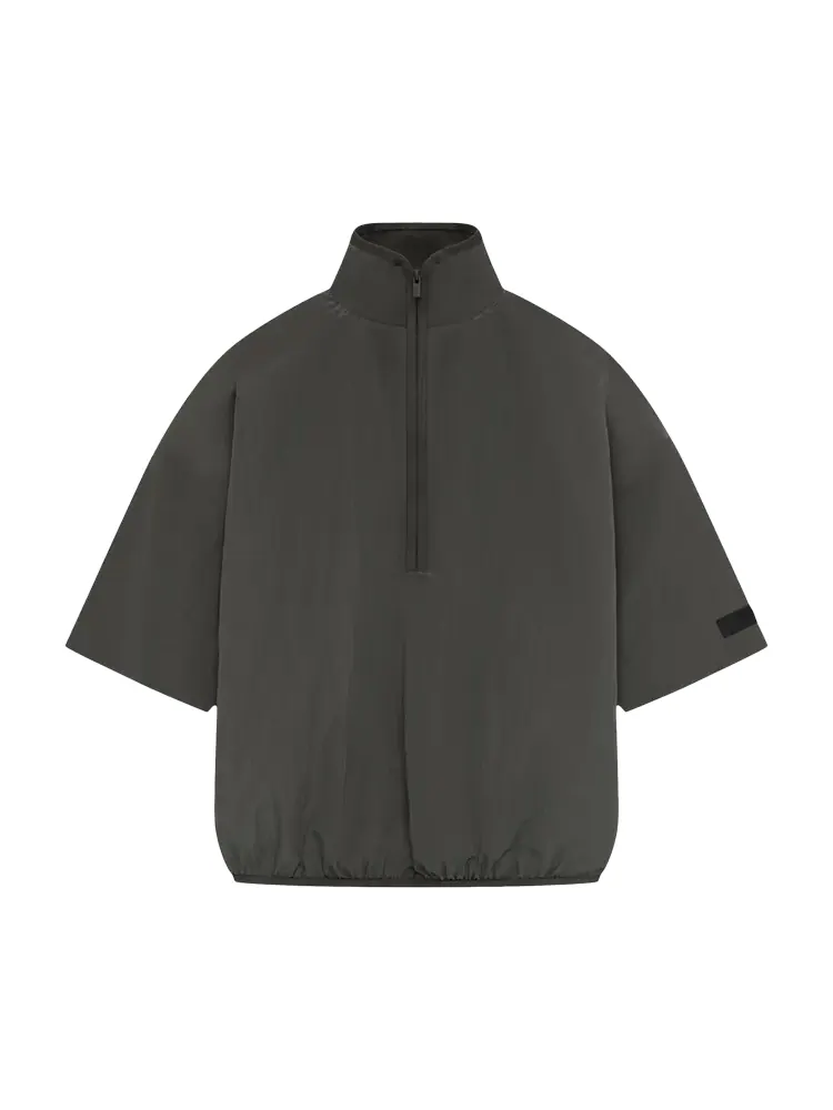Рубашка Fear Of God Essentials Fear of God Essentials Half Zip Mockneck 'Ink' — изображение 1 из 2, черный
