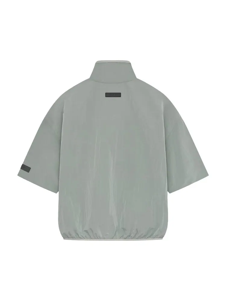 Рубашка Fear Of God Essentials Fear of God Essentials Half Zip Mockneck 'Seal' — изображение 2 из 2, серый