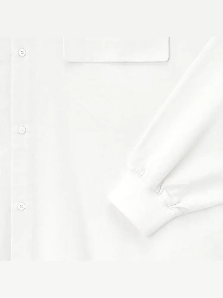 Рубашка Fear of God Essentials Oxford Shirt — изображение 3 из 3, белый