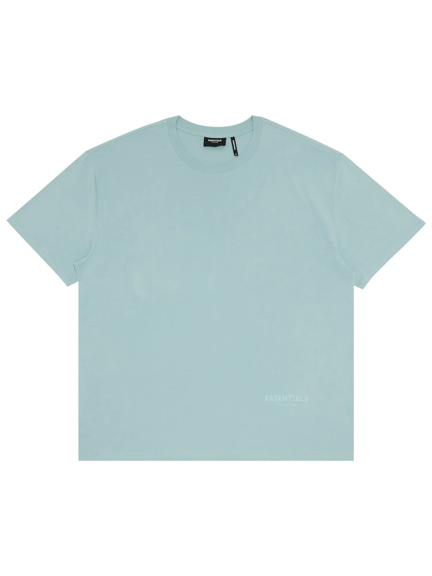 Футболка Fear of God Essentials свободного кроя с логотипом — изображение 1 из 3, синий