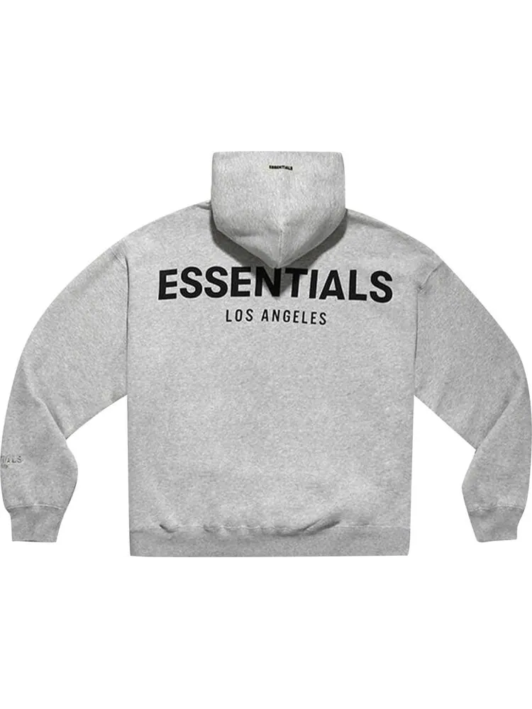 Худи Fear of God Essentials Los Angeles Pullover Hoodie 'Grey' — изображение 2 из 2, серый