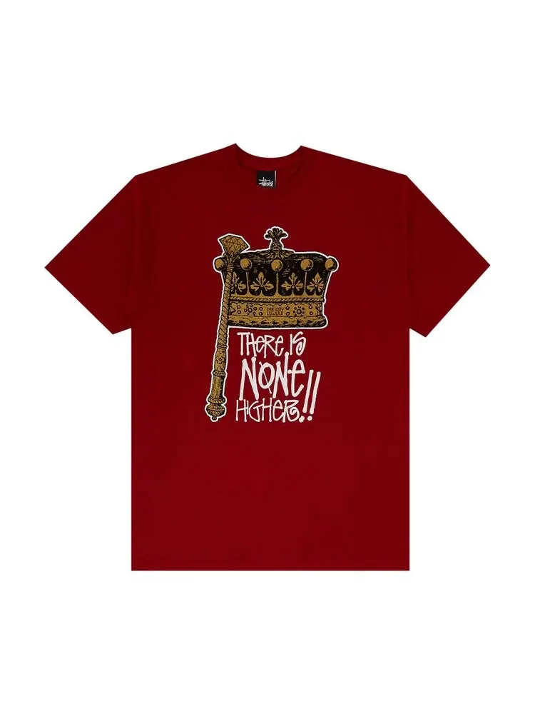 Футболка Stussy None Higher 'Red' — изображение 1 из 3, красный