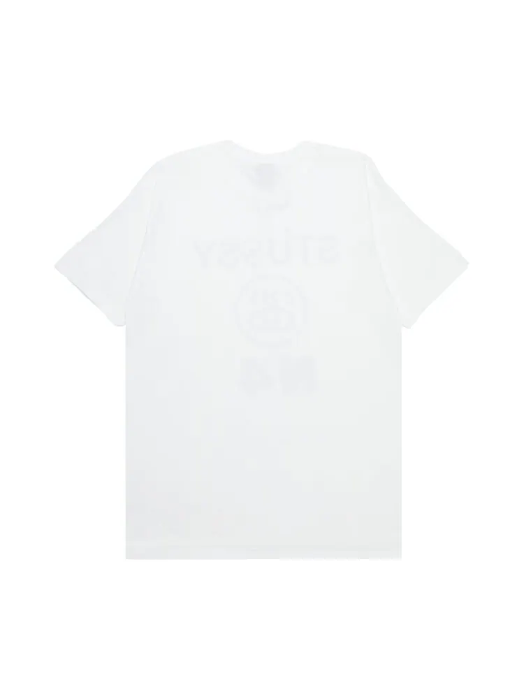 Футболка Stussy N°4 'White' — изображение 2 из 3, белый