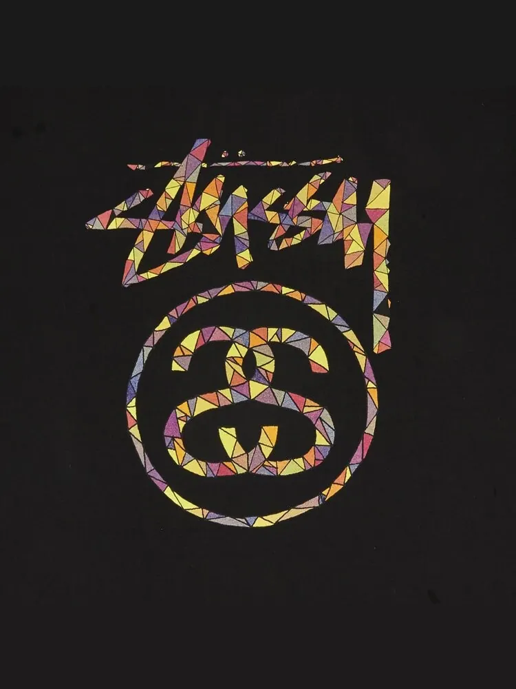 Футболка Stussy Glass Link 'Black' — изображение 3 из 3, черный