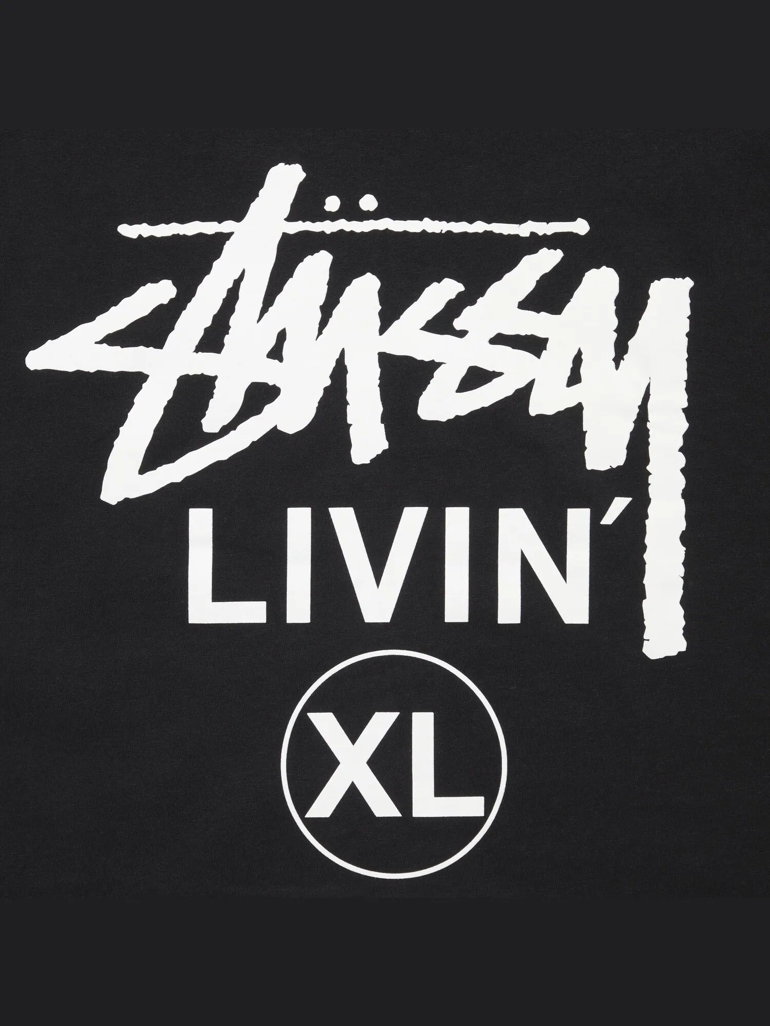 Футболка Stussy Livin XL — изображение 3 из 3, черный