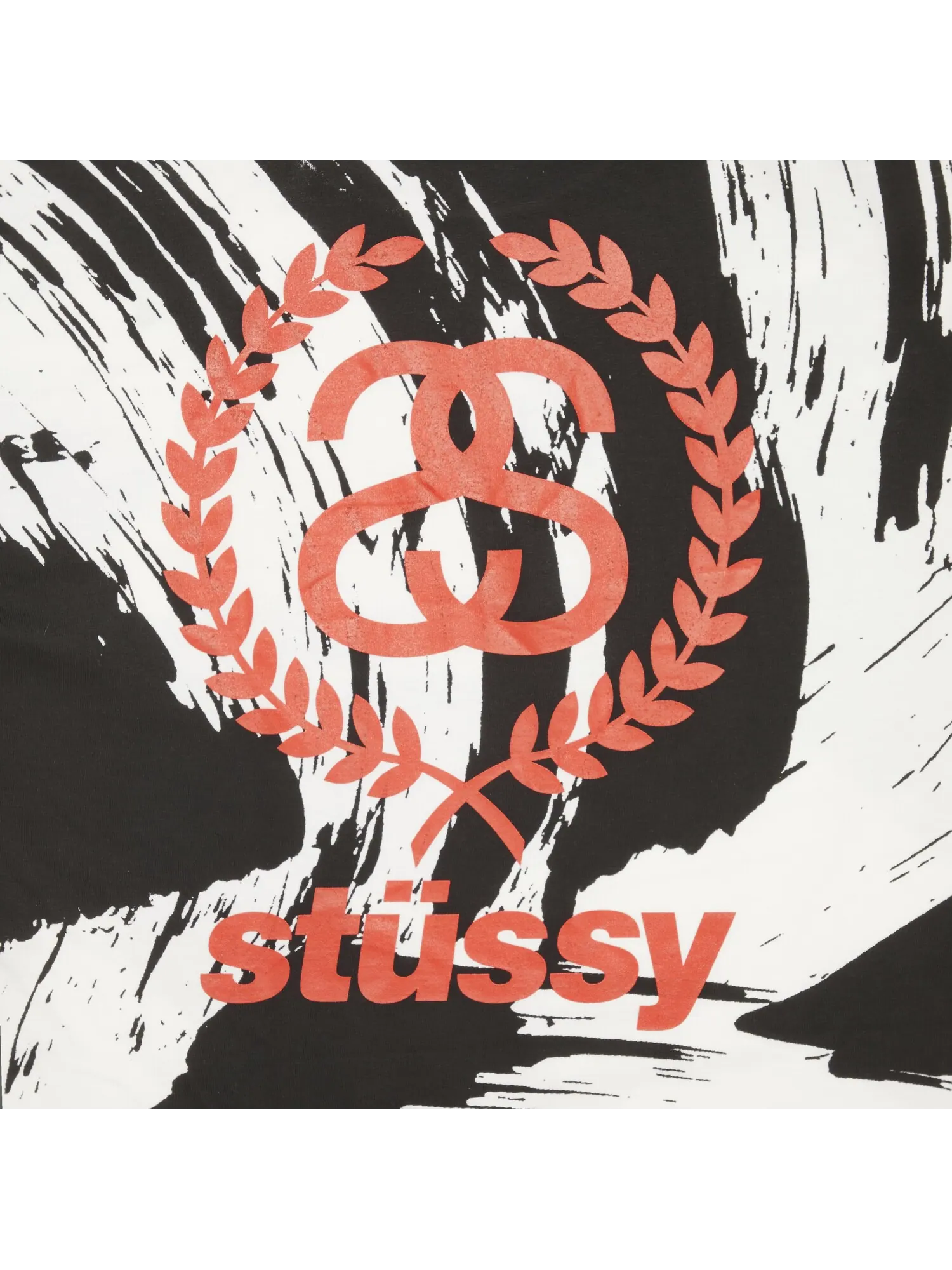 Футболка Stussy с рисунком — изображение 3 из 3, белый