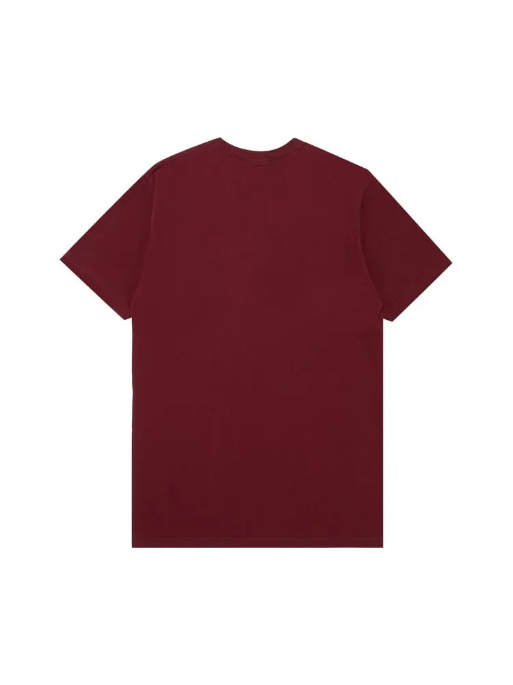 Футболка Stussy Paisley Stock 'Wine' — изображение 2 из 3, красный