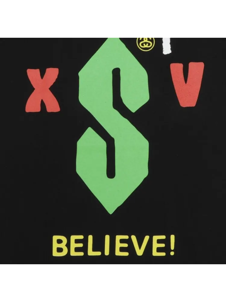 Футболка Stussy Believe 'Black' — изображение 3 из 3, черный