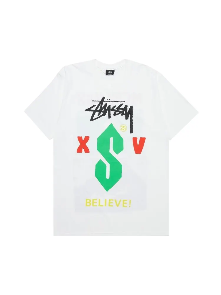 Футболка Stussy Believe 'White' — изображение 1 из 3, белый