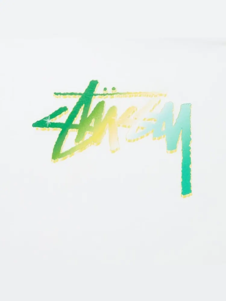 Футболка Stussy Chrome Stock 'White' — изображение 3 из 3, белый
