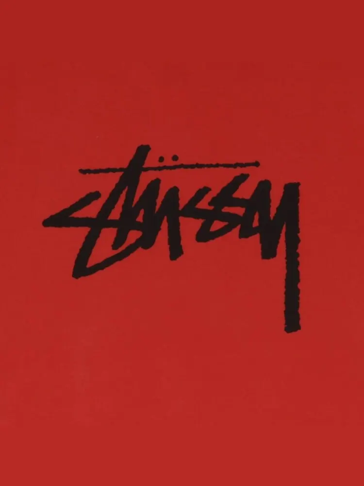 Футболка Stussy Stock 'Red' — изображение 3 из 3, красный