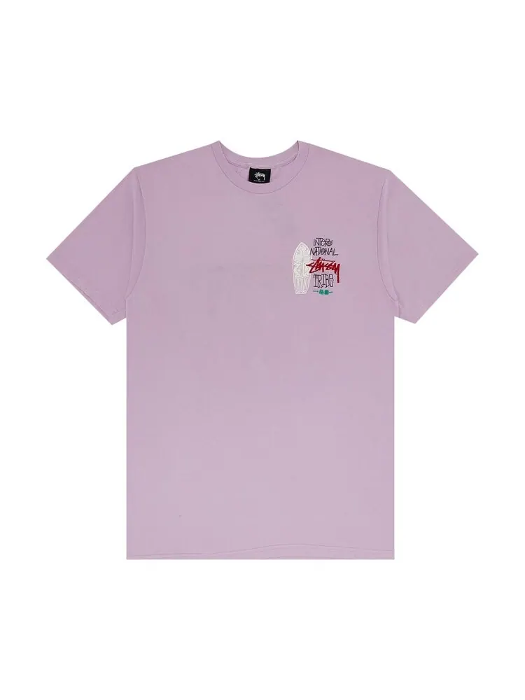 Футболка Stussy IST Mask 'Light Purple' — изображение 1 из 3, фиолетовый