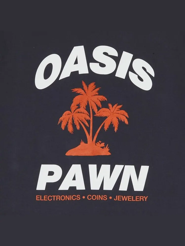 Футболка Stussy Oasis Pawn 'Midnight' — изображение 3 из 3, синий