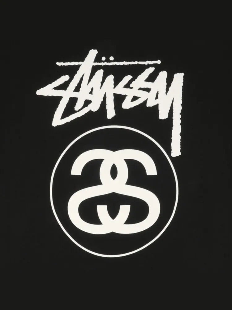 Футболка Stussy Stock Link 'Black' — изображение 3 из 3, черный